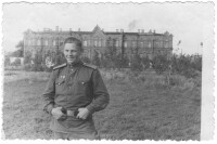 ПВЛУ г.Пугачев. В минуты отдыха Соцкий Ф.Ф.