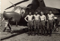 Гор. Сызрань. 1961 год. Азин Ю.С., Гареев И. А, Шаринкин И. П, Сулейманов Ф. Г.