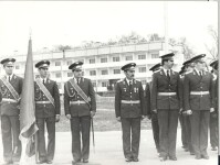 Знамённая группа. Фрунзе - 1 (5 ЦК ПУАК в/ч 55666 А.Ф. Базарова). 1984 год.